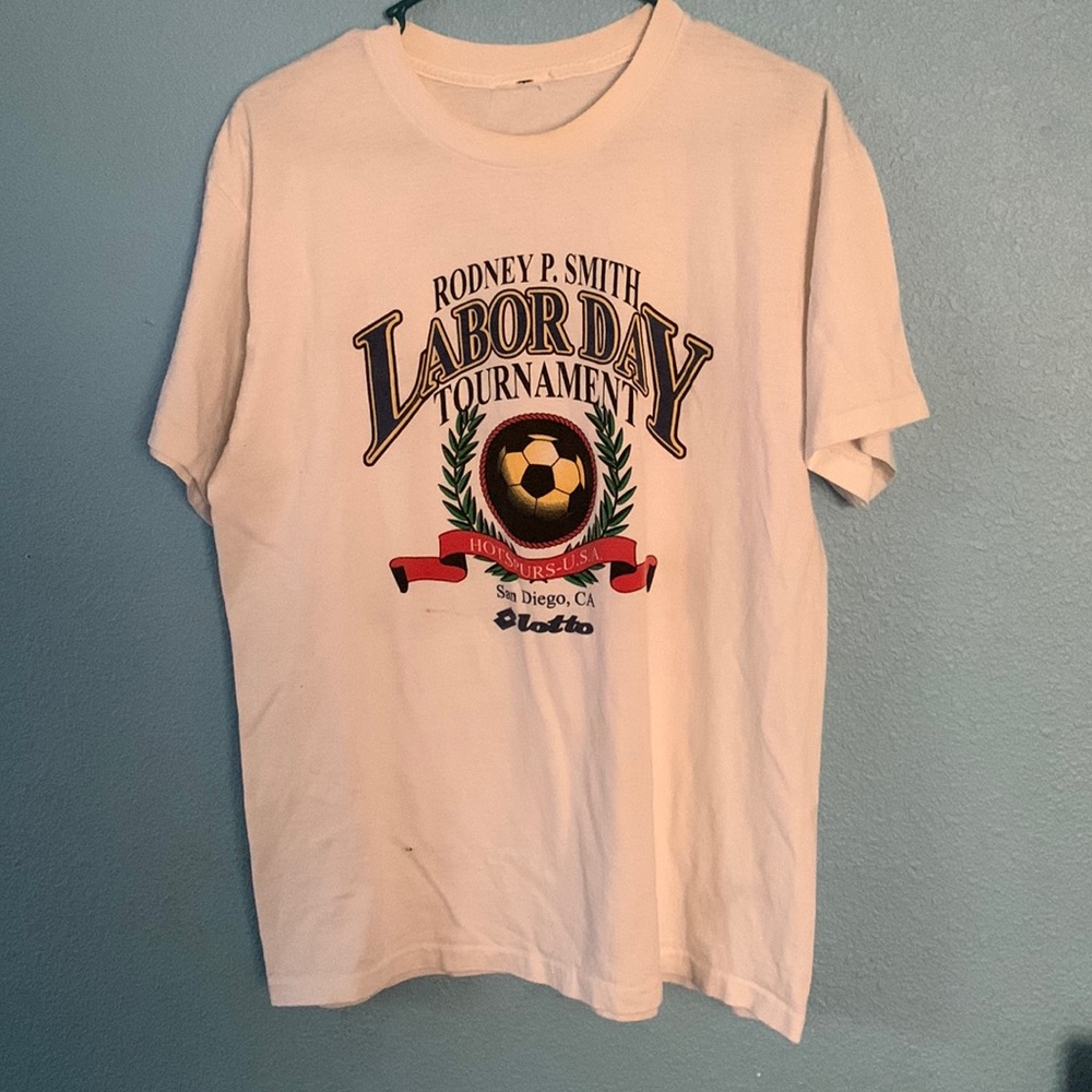 Vintage Lotto soccer tournament t shirt single stitch